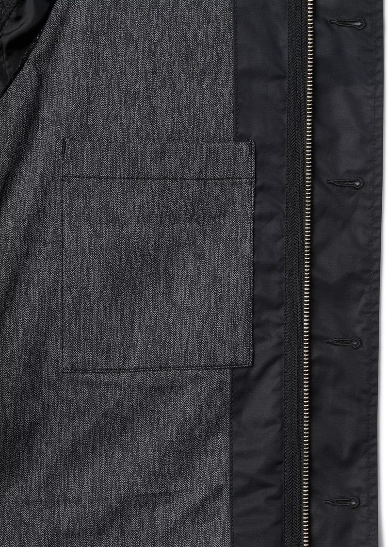 gap waxed military jacket