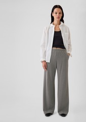 Gap Wide-Leg Seamed Pull-On Pants