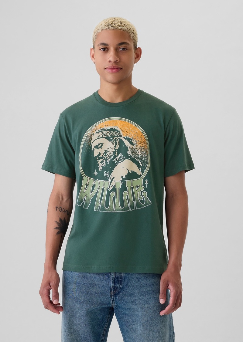 Gap Willie Nelson Graphic T-Shirt