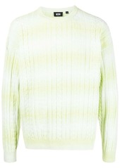 GCDS braid-detailed cotton sweatshirt