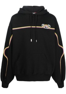 GCDS chest logo-print detail hoodie