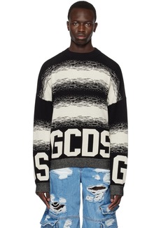 GCDS Black Degradé Sweater