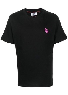 GCDS COTTON T-SHIRT WITH GRAPHIC PRINT