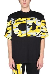 GCDS T-SHIRT WITH LOGO PRINT