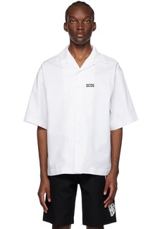 GCDS White Printed Shirt