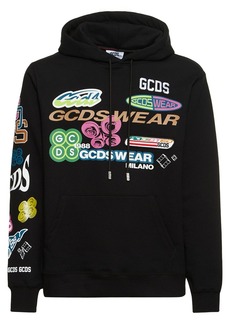 GCDS Hentai Canvas Patches Cotton Hoodie