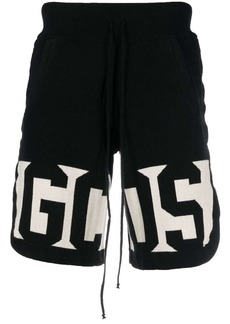 GCDS logo-detail cotton bermuda shorts