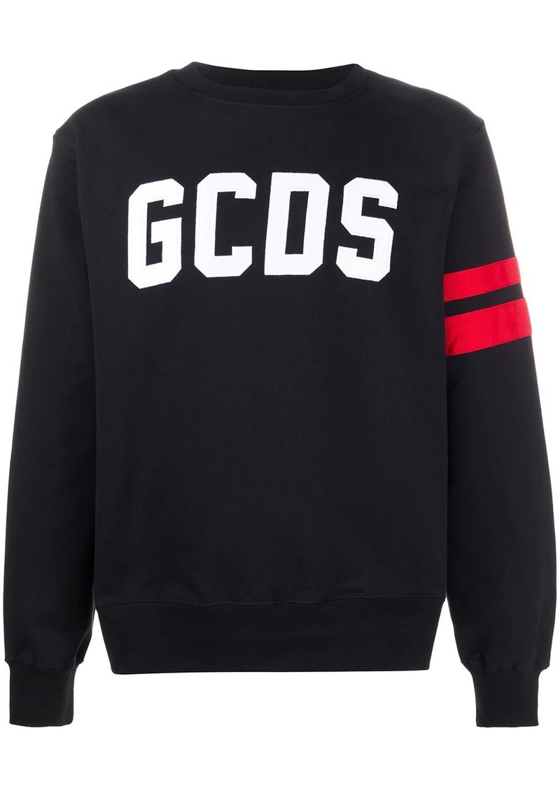 GCDS logo embroidered sweatshirt