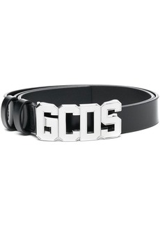 GCDS logo-plaque belt