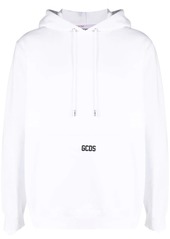 GCDS logo-print cotton hoodie
