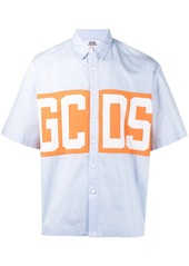 GCDS logo print short-sleeve shirt