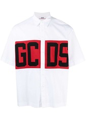 GCDS logo print short-sleeved shirt