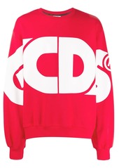 GCDS logo print sweatshirt