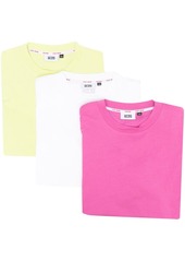 GCDS logo-print T-shirt three-pack