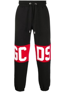 GCDS logo print track pants
