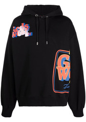 GCDS logo-printed hoodie