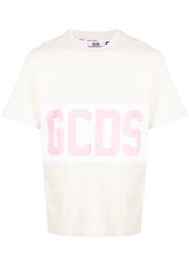 GCDS panelled logo-print T-shirt