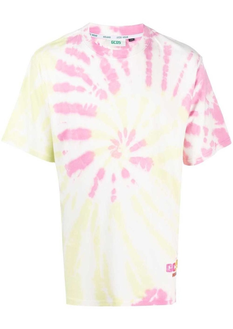 GCDS tie-dye print T-shirt