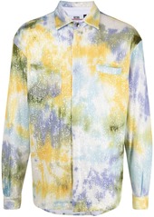 GCDS tie-dye sequin-embellished shirt
