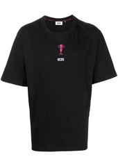 GCDS Wirdo Win logo-print cotton T-shirt