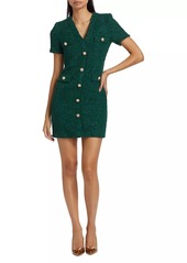 Generation Love Anne Tweed V-Neck Minidress