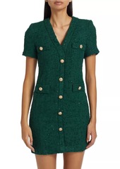 Generation Love Anne Tweed V-Neck Minidress