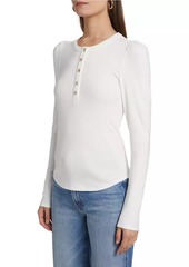 Generation Love Britt Rib-Knit Jersey Long-Sleeve Top