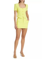 Generation Love Daphne Stretch Crepe Miniskort