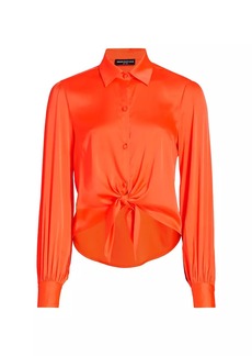 Generation Love Emory Tie-Front Blouse