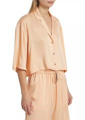 Generation Love Kenzie Cropped Satin Shirt