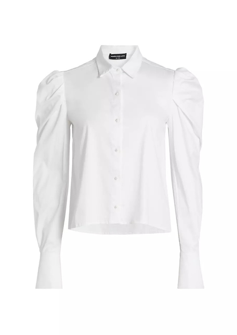 Generation Love Lyra Stretch Cotton Poplin Shirt