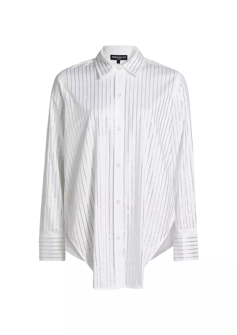 Generation Love Marc Crystal Poplin Shirt