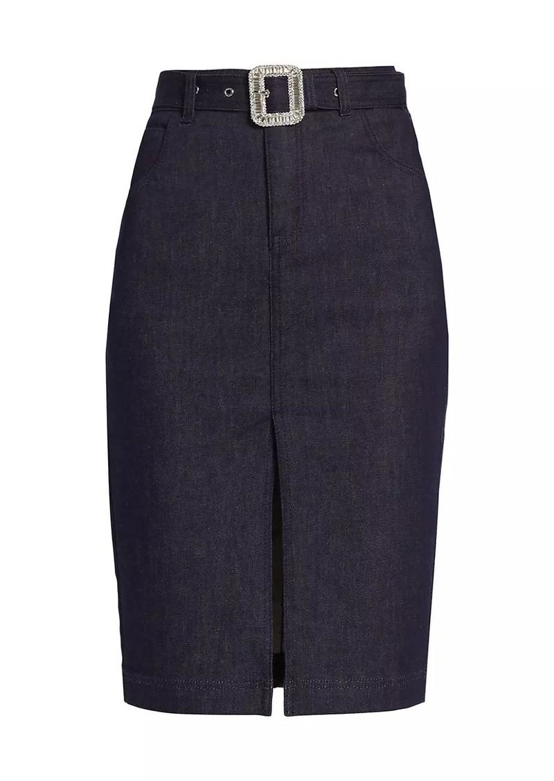 Generation Love Melissa Belted Denim Skirt