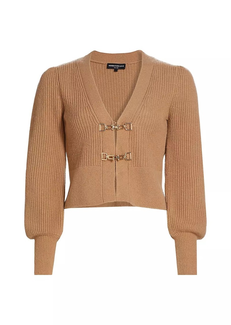 Generation Love Monse Saddle Buckle Cardigan