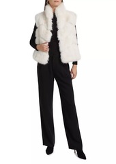 Generation Love Rosario Chevron Faux-Fur Vest