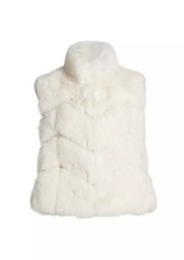 Generation Love Rosario Chevron Faux-Fur Vest