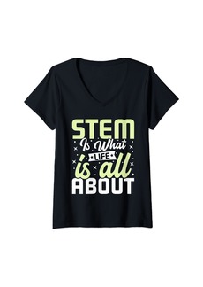 Genetic Denim Womens Genetic Meme Quote V-Neck T-Shirt