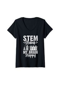 Genetic Denim Womens Genetic Meme Quote V-Neck T-Shirt