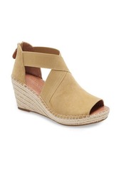 GENTLE SOULS BY KENNETH COLE Gentle Souls Signature Colleen Wedge Sandal in Pale Yellow Suede at Nordstrom