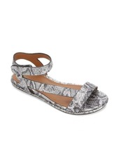 GENTLE SOULS BY KENNETH COLE Gentle Souls Signature Lark Thong Sandal in Pewter Snake Leather at Nordstrom