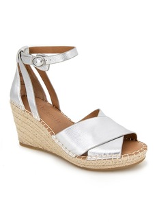 Gentle Souls by Kenneth Cole Women's Charli Ankle Strap Espadrille Wedge Sandals