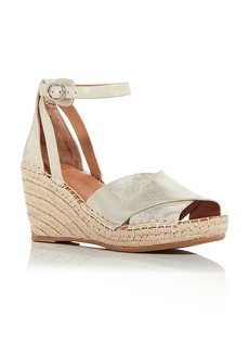 Gentle Souls by Kenneth Cole Women's Charli Ankle Strap Espadrille Wedge Sandals