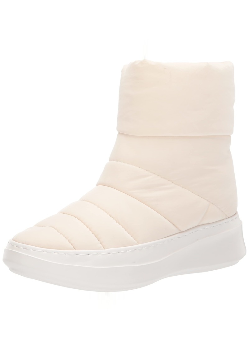 Gentle Souls Rosette Puff Slip On Boot Off White /