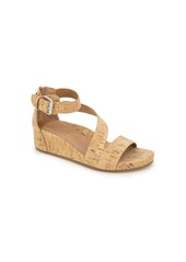 Gentle Souls Women's Gwen Zipper Sandals - Natural Leather