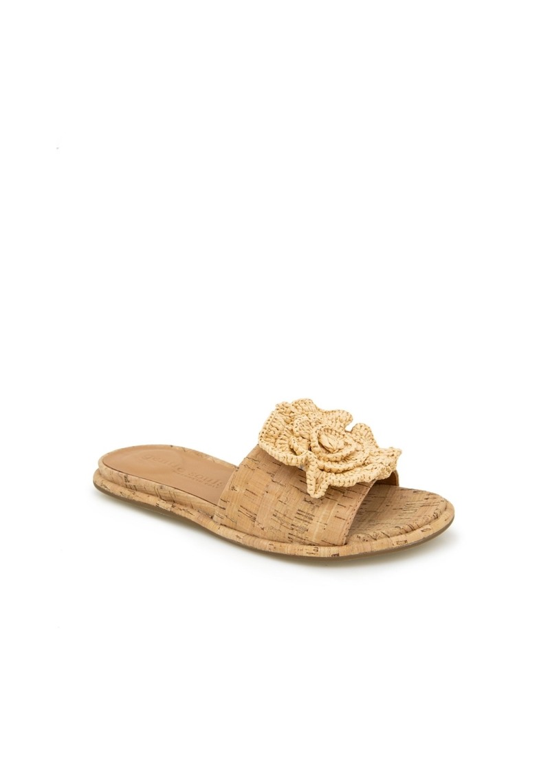 Gentle Souls Women's Lucy Slip-On Sandals - Natural- Plastic, Cork