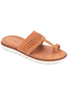 Gentle Souls Lavern Lite Thong Braid Womens Leather Slip On Thong Sandals