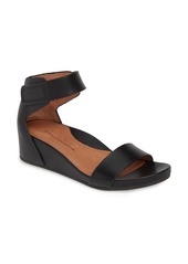 Gentle Souls by Kenneth Cole Gentle Souls Gianna Wedge Sandal in Black Leather at Nordstrom