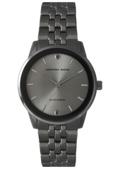 Geoffrey Beene Genuine Black Diamond Dial Bracelet Watch
