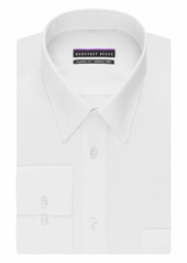 Geoffrey Beene Men's Dress Shirt Regular Fit  Sateen Textured Stripe