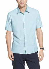 Geoffrey Beene Men's Slim Fit Easy Care Short Sleeve Button Down Shirt